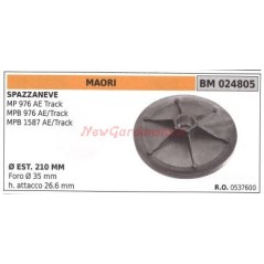 Puleggia per spazzaneve MP 976AE TRACK MAORI 024805