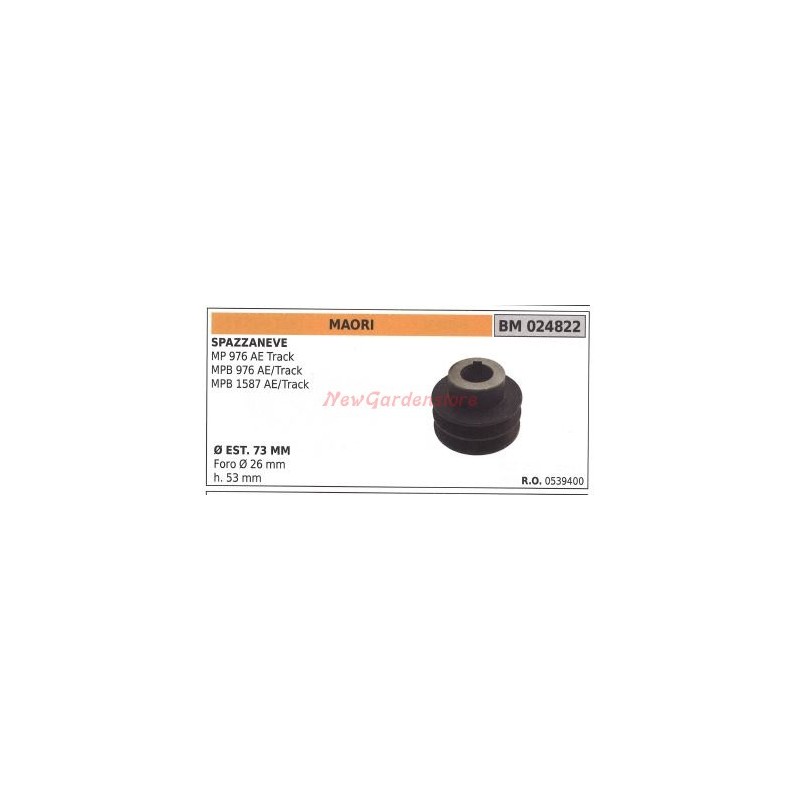 Puleggia per spazzaneve MP 976AE TRACK MAORI 024822