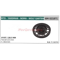 Puleggia per trattorino rasaerba tagliaerba MTD 021871 | Newgardenstore.eu