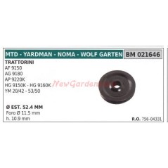 Poulie pour tracteur de pelouse AF 9150 AG 9180 MTD 021646 | Newgardenstore.eu