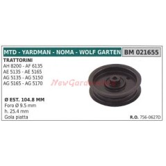 Polea para tractor cortacésped AH 8200 AF6135 MTD 021655 | Newgardenstore.eu