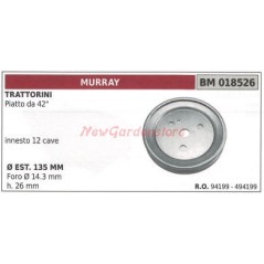 Pulley for 42' flat lawn tractor MURRAY 018526 | Newgardenstore.eu