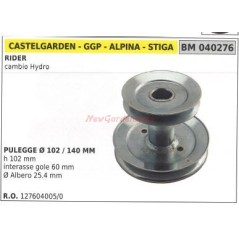 Puleggia per trattorino rasaerba tosaerba rider cambio hydro GGP 040276