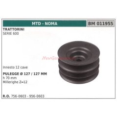 Polea para tractor de césped serie 600 MTD 011955 | Newgardenstore.eu