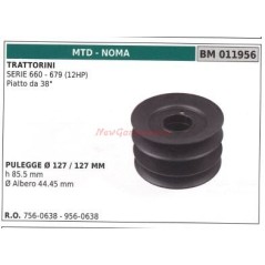 Polea para tractor de césped serie 660 679 MTD 011956