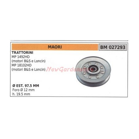 Polea para tractor cortacésped MP 1492HD MAORI 027293 | Newgardenstore.eu