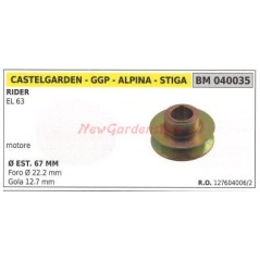 Puleggia per trattorino rasaerba tosaerba tagliaerba rider EL 63 GGP 040035 | Newgardenstore.eu