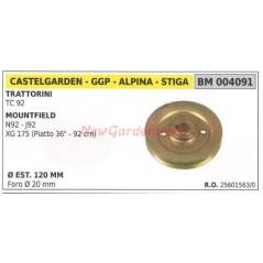 Puleggia per trattorino rasaerba tosaerba tagliaerba TC 92 ALPINA 004091 | Newgardenstore.eu