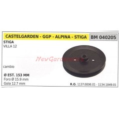 Puleggia per trattorino rasaerba tosaerba tagliaerba villa 12 040205 | Newgardenstore.eu