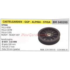 Puleggia per trattorino rasaerba tosaerba tagliaerba villa 85B 107M 040200 | Newgardenstore.eu