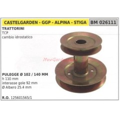 Puleggia per trattorino rasaerba tosaerba TCP cambio idrostatico GGP 026111 | Newgardenstore.eu