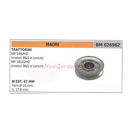 Polea para tractor cortacésped MP 1492HD MAORI 026962 | Newgardenstore.eu