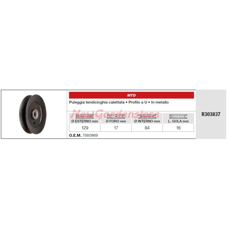 MTD Aufsitzmäher Rasentraktor Riemenspannrolle R303837