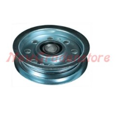 Universal idler pulley flat groove 101 mm 130016