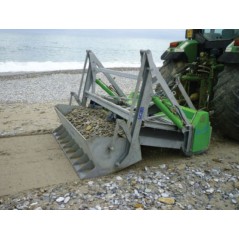 Nettoyeur de plage SCAM BIG MARLIN tracteur tracté profondeur de travail 0 à 20cm | Newgardenstore.eu