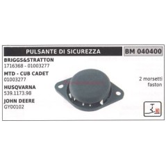 interruptor de seguridad briggs&stratton 1716368 mtd 01003277 husqvarna 040400