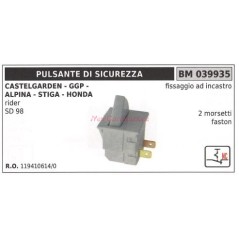 Bouton poussoir de sécurité CASTELGARDEN cavalier motorisé SD 98 039935 119410614/0 | Newgardenstore.eu