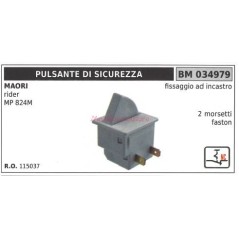 Pulsante di sicurezza MAORI motore rider MP 824M 2 morsetti faston 034979