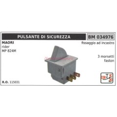 Pulsador de seguridad MAORI para motor de jinete MP 824M fijación a presión 034976