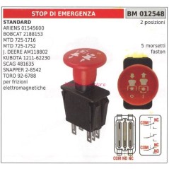 Pulsante di sicurezza STANDARD motore ARIENS 01545600 MTD 725-1716 012548 | Newgardenstore.eu