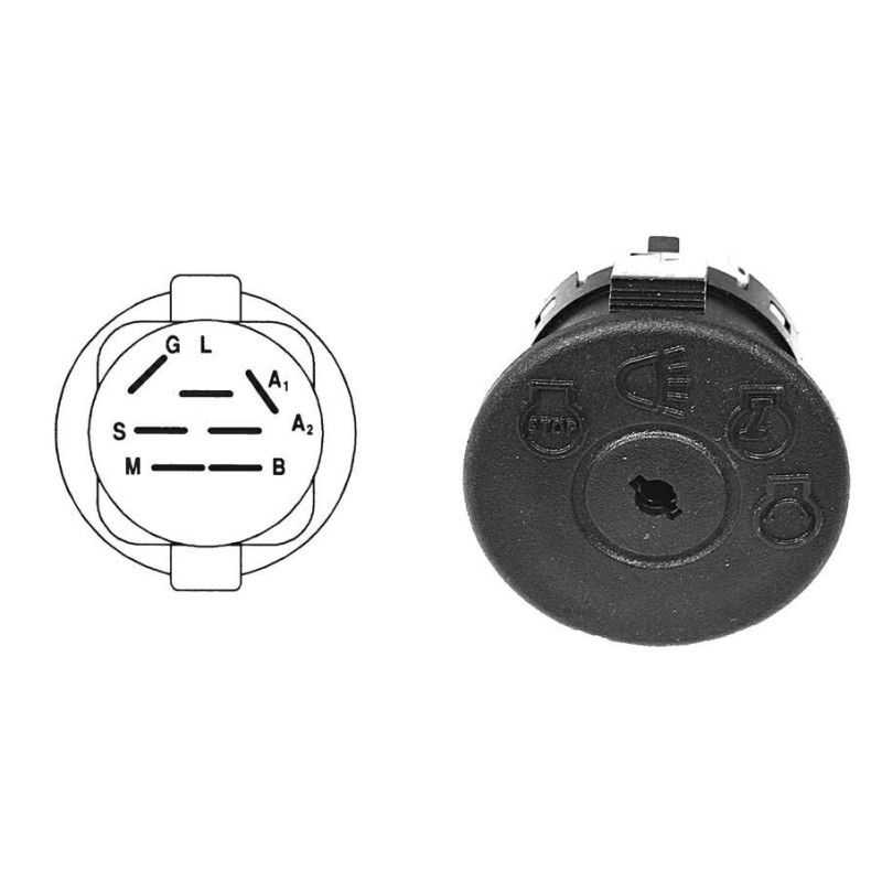 Anlasserbox 7-poliger Rasenmäher HUSQVARNA 532 175566 94762