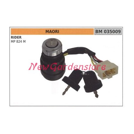 MAORI Motor-Startschalter für Rasentraktor-Mäher MP 824M 035009 | Newgardenstore.eu