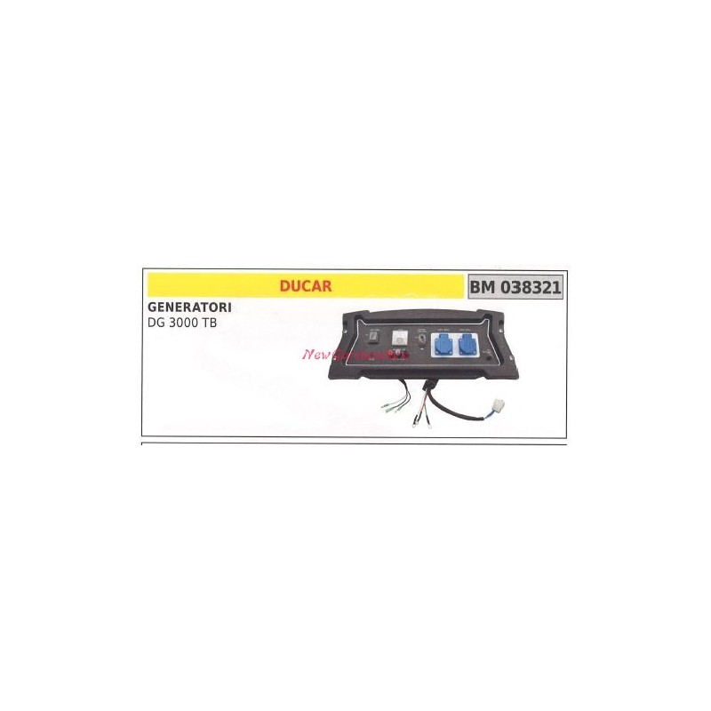 DUCAR-Schalttafel für Generator DG 3000 TB 038321