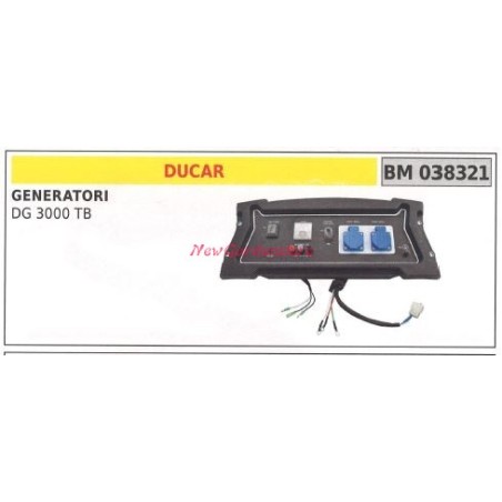 Quadro pannello di controllo DUCAR per generatore DG 3000 TB 038321