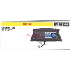 Quadro pannello di controllo DUCAR per generatore DG 6500 T 038272 | Newgardenstore.eu