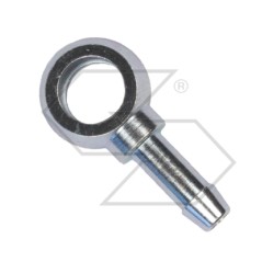 Galvanised steel eye fitting for agricultural machinery