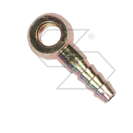 Raccord à œil en acier galvanisé pour machine agricole diamètre de l'œil 6 mm | Newgardenstore.eu