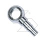 Galvanised steel eye connection for agricultural machine in various sizes