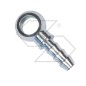 Galvanised steel eye fitting for agricultural machinery in various sizes