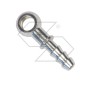 Galvanised steel eye fitting for agricultural machine in various sizes