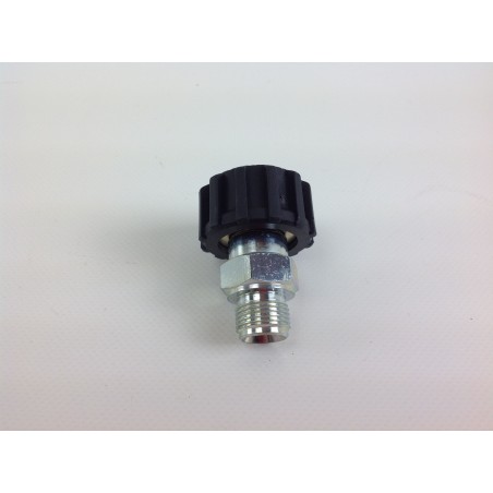 Hose connection for pressure washer with inlet sleeve G3/8M connection M22x1,5F short