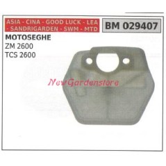 Base filtro aire CINA motor motosierra ZM 2600 TCS 2600 029407
