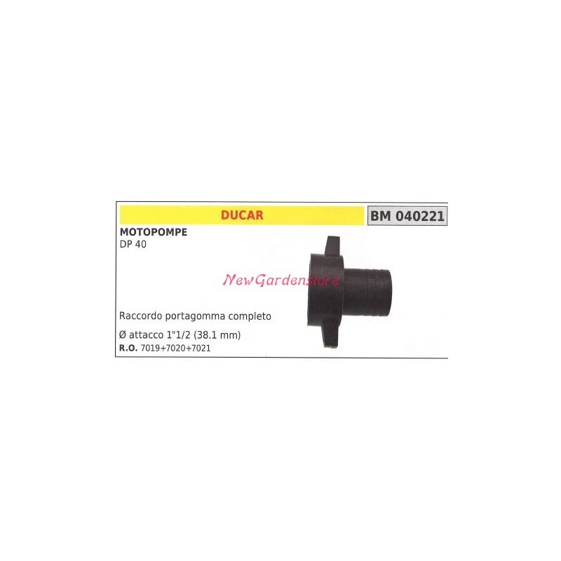 Raccord de tuyau pour DUCAR motopompe DP 40 040221