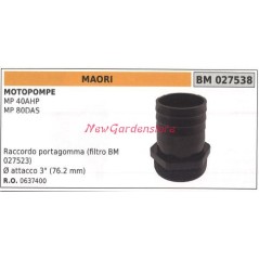 Raccordo portagomma MAORI motopompa MP 40AHP 027538 | Newgardenstore.eu