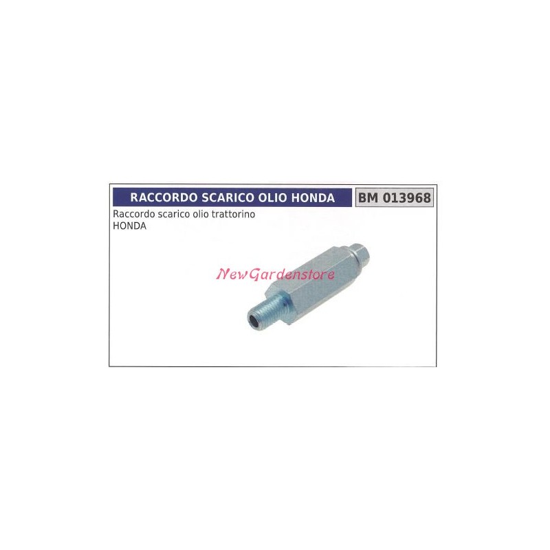 Raccord de vidange d'huile pour tracteur de pelouse Honda NOUVEAU MAGASIN DE JARDIN 013968