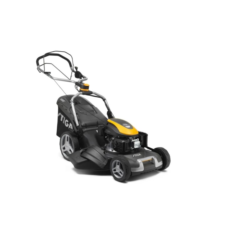 STIGA Combi 955 V 196 cc cutting 53 cm 4 in 1 traction petrol lawnmower 70 Lt.