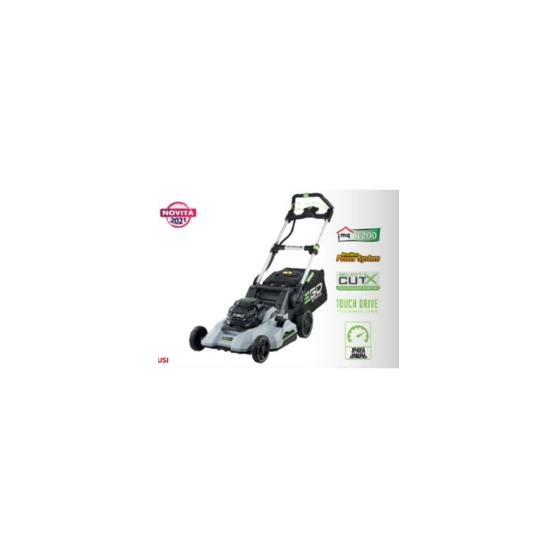 EGO LM 2135 E-SP traction lawnmower 56 Volt battery 52 cm cutting capacity