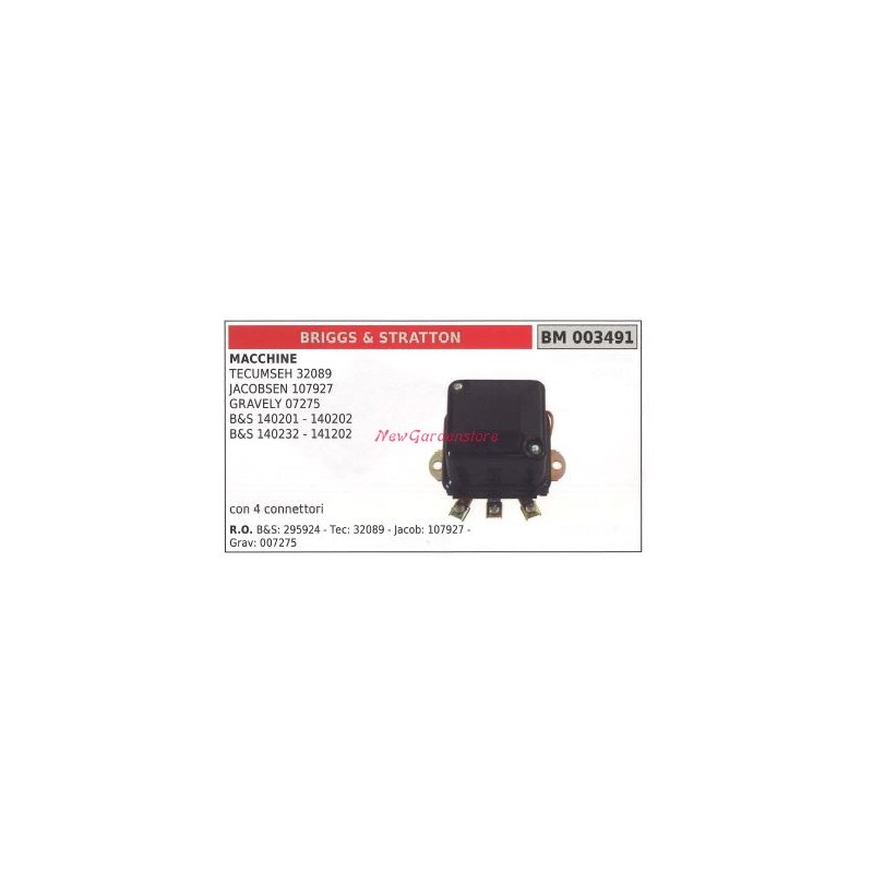Voltage regulator briggs&stratton machine tecumseh 32089 gravely 003491
