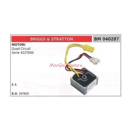BRIGGS&STRATTON motor quad circuit voltage regulator series 4227000 040287 | Newgardenstore.eu