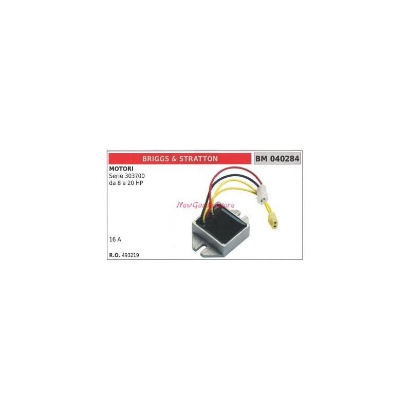 Regulador de tensión de motor BRIGGS&STRATTON serie 303700 de 8 a 20CV 040284