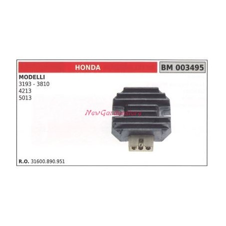 Regulador de tensión motor HONDA modelo 3193 3810 4213 5013 003495 | Newgardenstore.eu