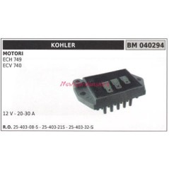 Regulador de tensión motor KOHLER ECH 749 ECV 740 12 V - 20-30 A 040294