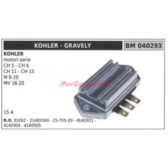 Regulador de tensión motor KOHLER serie CH 5 6 11 15 M 8-20 MV 16-20 040293 | Newgardenstore.eu