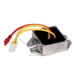 Voltage regulator for lawn tractor size