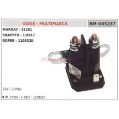 Multibrand solenoid relay murray 21261 snapper 1-8817 roper 110832K 005237 | Newgardenstore.eu