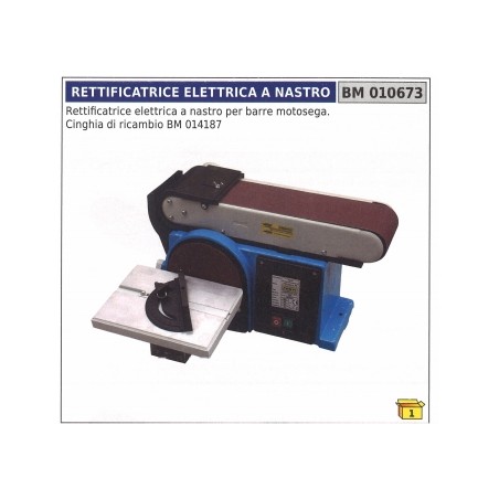 Enderezador eléctrico de cinta para barras de motosierra código 010673 | Newgardenstore.eu